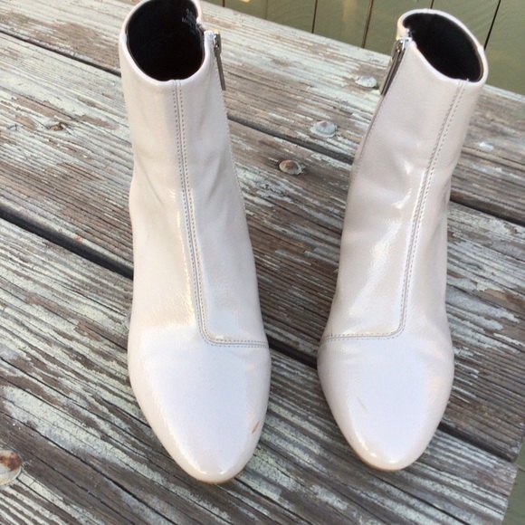 Topshop taupe birch block heel booties size 39 - Picture 5 of 10